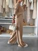 Women's Clothing High-Waisted Slim Straight Leg Pants Casual Flowy Suit Autumn/Winter Regular Fit_ecoleips.com