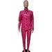 Women's Leather Jacket Suit Candy Color Cardigan Tracksuit Women's Clothing_ecoleips.com