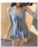 One Piece Swimsuit New Two Piece Set Conservative Covers Tummy Slimming Super Fairy Style Skirt Style Flat Chest Hot Spring Women's Swimwear_ecoleips.com