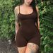 Voya Voya Women's Sexy Style Tight Jumpsuit Summer New High Waisted Backless Bodybuilding Three Part Pants For Women_ecoleips.com