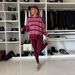 English Title: Women's Casual Solid Color & Print Hoodie Set, Loose Fit Two-Piece For Autumn Winter_ecoleips.com