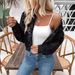 Spring 2025 New Elegant Women's Jacquard Lace Perspective Zipper Short Jacket Top Coat_ecoleips.com