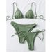 Women's Clothing New Multi Color Bikini Solid Color Split Swimsuit Three Piece Suit Fashion Bikini Swimsuit For Women_ecoleips.com