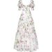 2025 European And American Cross-Border New Women's Fashion Off-Shoulder Organza Fairy Long Elegant Evening Dress_ecoleips.com