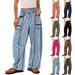 2025 Cross-Border Hot Sale Women's Loose Summer Wide-Leg Drawstring Waist Casual Pants Sweatpants_ecoleips.com