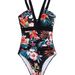 Aria Basics 2025 New European And American Swimsuit For Women, Sexy Tight Bikini Swimwear, Cross-Border Women's One-Piece Suit_ecoleips.com