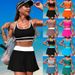 Women's Clothing Beach Sports Skirt Split Swimsuit_ecoleips.com