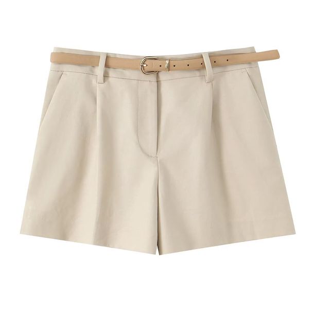 Aria Basics Aria Basics Z Cross-Border European And American Style 2025 New Fashionable Women's Clothing Wholesale With Belt Pleated Casual_ecoleips.com