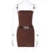 European And American Style Women's Clothing 2025 New Summer Fashion Casual Strapless Slim-fit Short Skirt Set Wholesale_ecoleips.com