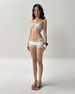 Women's Summer Plaid Polka Dot Bikini Set Sweetheart Halter Neck Strap Two Piece High Waist Swimwear for Resort_ecoleips.com