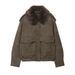 Women’s Suede Jacket With Detachable Collar – Stylish Autumn Outerwear, European & American Trend, Versatile & Lightweight_ecoleips.com