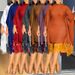Women's Clothing Sequins Tassel Bat Sleeve Elastic Hip Dress_ecoleips.com