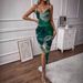 Women's Clothing Sleeveless Tie Dye Sling Print Seaside Vacation Mesh Dress_ecoleips.com