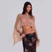 Fashion Asymmetrical Cape Shawl Women's Lightweight Knit Top - Sun Protection, Loose Fit, Breathable Polyester, Elegant & Versatile (Multiple Colors)_ecoleips.com