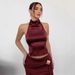 Sexy Backless Halter Neck Crop Top for Women Slim Fit Solid Color off Shoulder European And American Style Hot Girl Summer_ecoleips.com