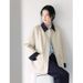 Minimally Contrasting Khaki Design With A Sense Of Small Stature, Short Windbreaker, Women's Coat, 2025 Spring New Item_ecoleips.com
