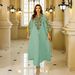 Middle Eastern Dignified And Elegant Fashion Dress, Arabian Saudi Dubai Women's Loose-fitting Embroidered Robe Dress_ecoleips.com