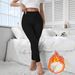 Women's Clothing Women's Slimming Wool Pants Fleece Lined Thermal Thick Leggings For Formal & Casual For Women_ecoleips.com