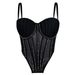 Women's Clothing Sexy Mesh Camisole Vest With Chest Pads Can Be Worn Outside The Diamond Fishbone Plastic Bra_ecoleips.com