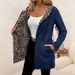 Women's Reversible Trench Coat Mid-Length Leopard Print Lining Hooded Thin Outerwear Casual Fashionable For Spring Autumn_ecoleips.com