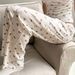 Women 2000s Aesthetic Loungewear Pants Y2k Cute Striped/Bear Print Elastic Waistband Loose Casual Pajama Trousers Homewear_ecoleips.com