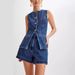 2024 Independent Station Cross-Border European And American Style Summer Fashion Casual Sleeveless High-Waisted Women's_ecoleips.com