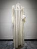 Verve AB419 New Muslim Women's Robe Elegant Sequin Embroidered Long Dress Saudi Dubai_ecoleips.com