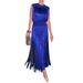 Women's Clothing Elegant Tassel Dress Party Sleeveless Dress Two Piece Suit_ecoleips.com