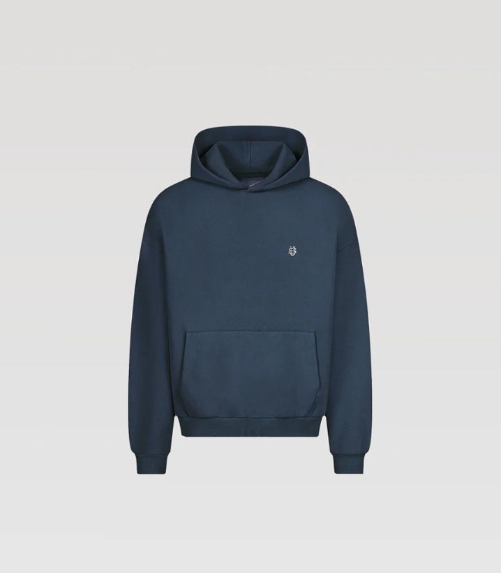 Unisex Trendy Embroidered Hoodie Set Women's Clothing New Suvene Sportswear Polyester_ecoleips.com