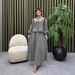 Women's Clothing 2025 New Elegant Temperament Stand-up Collar Long-sleeved Top Fashionable Skirt Two-piece Suit_ecoleips.com
