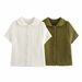 New Lapel Temperament Single-breasted Versatile Knitted Sweater Top_ecoleips.com
