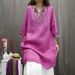 A Comfortable, Slimming, Artistic, And Casual Mid-Length Top For Women Perfect For Spring/Summer Occasions; Featuring_ecoleips.com
