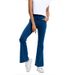 Women's Clothing New Spring And Summer Cross Waist Jeans For Women High Elastic Hip Lift Double Pocket Sports Wear Yoga Fitness Flared Pants_ecoleips.com