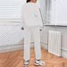 Women's Casual Sports Suit Set Chic Sweatshirt And Loose Fit Pants Two Piece Set Autumn/Winter New Style Print_ecoleips.com