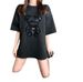 Women's Casual Short Sleeve T-Shirt With Bear Embroidery, Round Neck, Thickened Fabric For Autumn And Winter_ecoleips.com