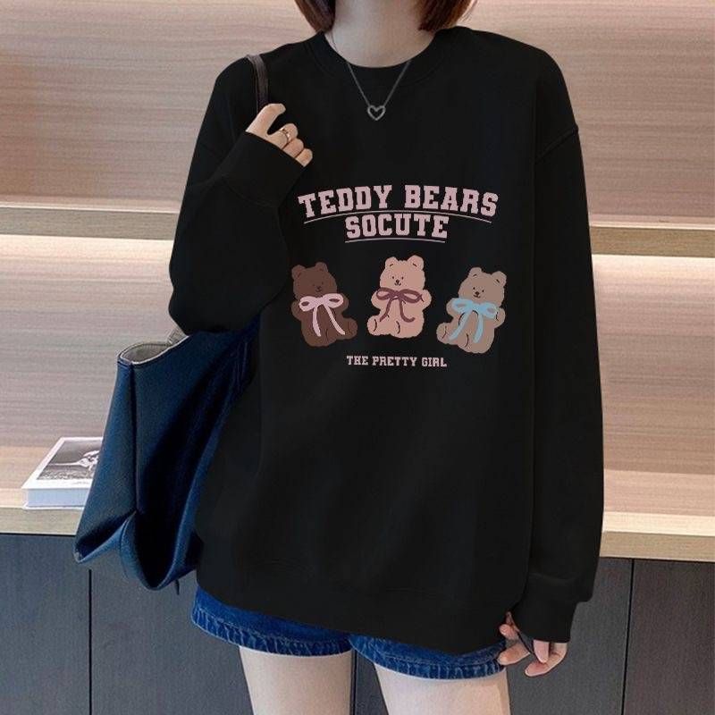 FW25 Matching Couple Cotton Crew Neck Sweatshirt - His & Hers_ecoleips.com