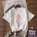 Women's Casual Round Neck Short Sleeve T-Shirt Multi-Color Style Simple Fashion Sports Top Solid Printed Loose Fit_ecoleips.com