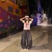 American Retro Style Hot Girl Splatter-print Denim Jeans For Women, New Summer High-waisted Loose Slimming Straight_ecoleips.com