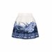Women's Blue Chinese Style One Piece Swimsuit Set Printed Swimwear for Ladies_ecoleips.com