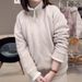 girl Small Fire Stove Warm Cotton Jacket Ollie Fleece Stand Collar Windproof Slimming Winter New Versatile Thickened Zipper_ecoleips.com