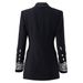 K Fashionable And High-end Heavy Industry Nail Bead Inlaid Diamond Suit Jacket, Single Button Jacket, Feminine Temperament For Commuting_ecoleips.com