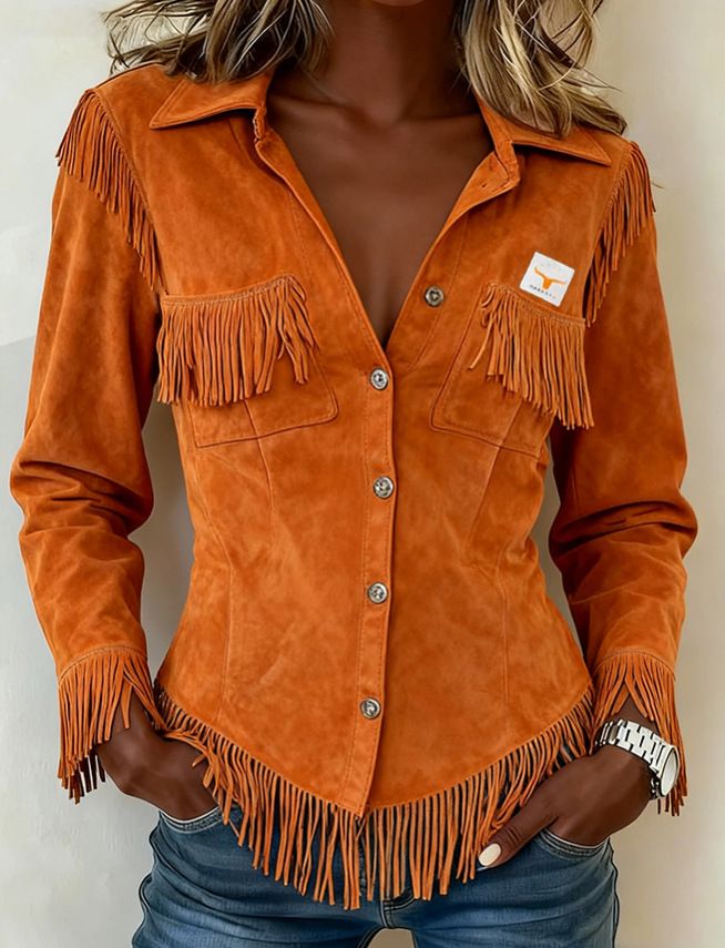 Bohemian Fringe Suede Jacket – Oversized Batwing Sleeve Open Front Cardigan For Women (95% Polyvinyl Alcohol Fiber, Retro Western Style)_ecoleips.com