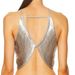K Sexy Off Shoulder Camisole Tank Top With Irregular Tassel And Neck Hanging Top_ecoleips.com