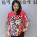 Women's Clothing Round Neck Pullover Loose Short Sleeved T Shirt Female Summer 3d Printing Fashion Beaded Short Sleeved Top_ecoleips.com