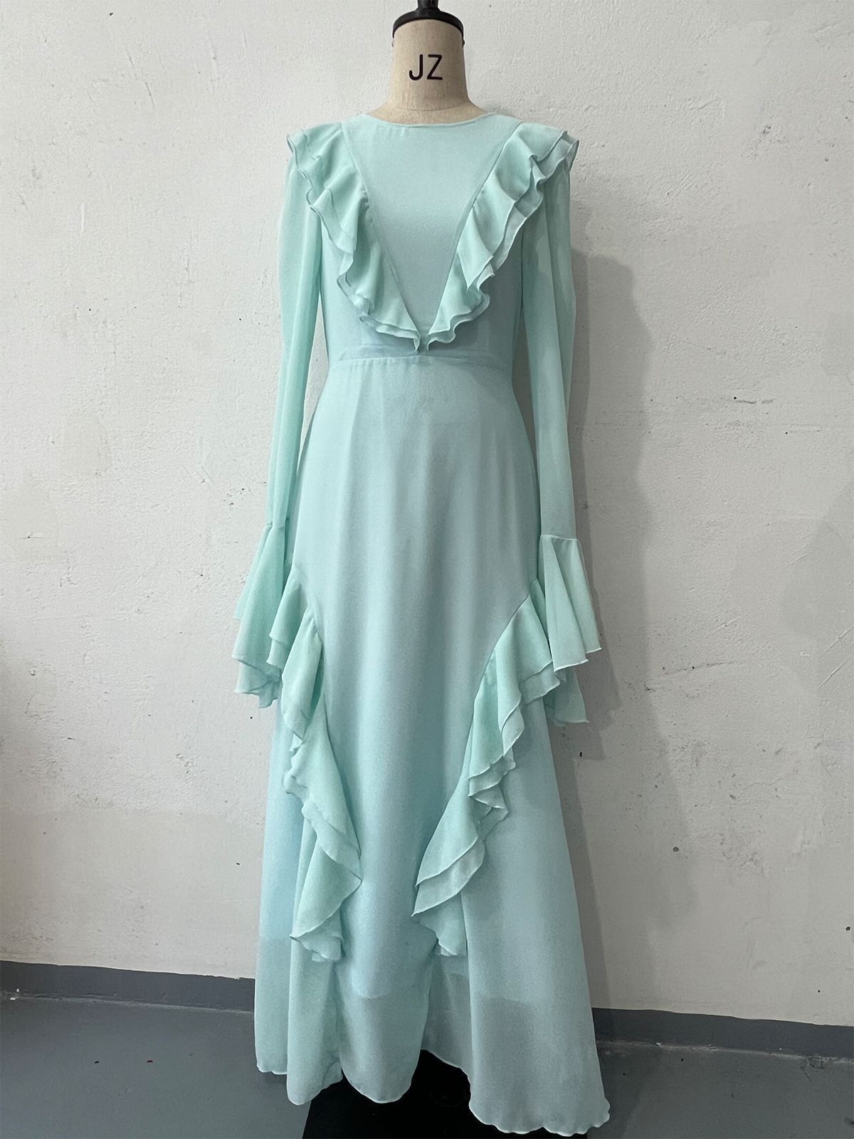 Modest Abaya Dress Women's Clothing Elegant Hollow-Out Mesh One-Shoulder Summer Dress – Breathable & Stylish For Women_ecoleips.com