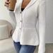 2024 European American Women's Clothing V-neck Cross-border Autumn And Winter Elegant New Sweater_ecoleips.com