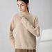 girl 2025 Winter New Women's Cashmere Round Neck Base Shirt Gentle Style Hollow Tassel Fringe Thick Pullover Sweater_ecoleips.com