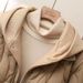 Women's Clothing Women's Winter Hooded Puffer Jacket Short Style Faux Two-Piece Coat Loose Fit Fashionable Thickened Warm Quilted Outerwear_ecoleips.com