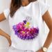New Tops, Urban Girl Style, Vintage Letter Print T-shirt, Plus-size Clothing, Short-sleeve Women's T-shirt_ecoleips.com