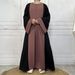 New Design Nida Muslim Abaya Dubai Luxury Woman Dress Veiled Islamic Moroccan Kaftan Black Ramadan Modest Casual Clothing Eid_ecoleips.com